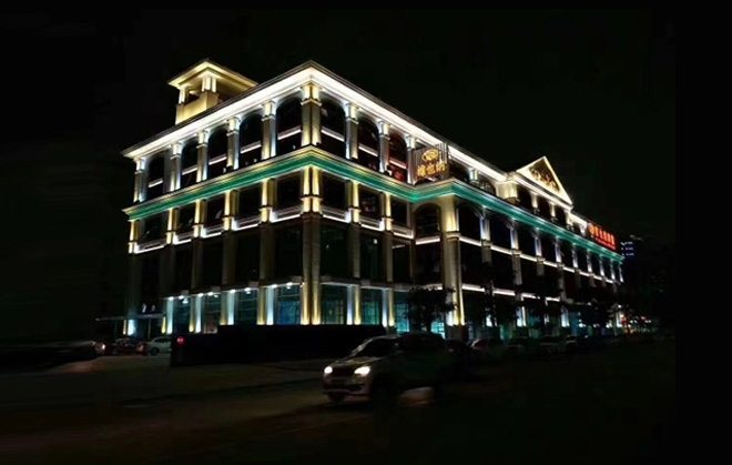 精美线框感led灯带搭建温和住宅